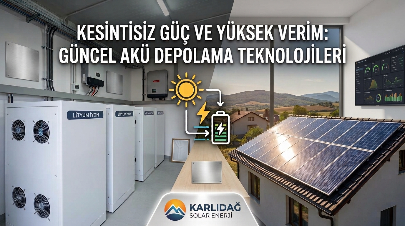 Kesintisiz Güç ve Yüksek Verim: Off-Grid GES Projelerinde Güncel Akü Depolama Teknolojileri